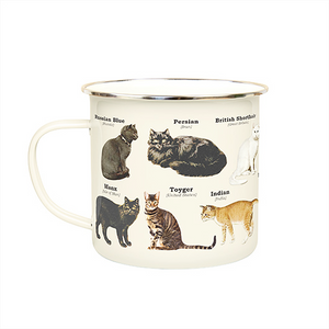 Cat Enamel Mug