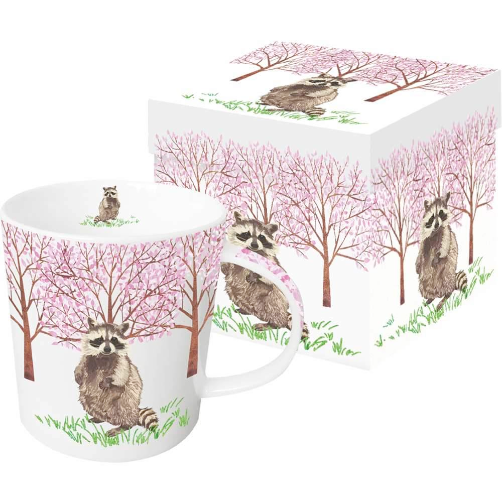Raccoon Mug with Decorative Box