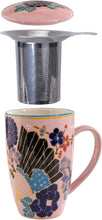 Load image into Gallery viewer, Ceramic Tea Mug with Infuser - Festival Fan