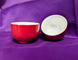 Ceramic Tea Cup Set Barn Red
