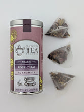 Load image into Gallery viewer, Rose Chai - Pyramid Tea Bags