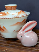 Load image into Gallery viewer, Pink Rabbit Tea Pet