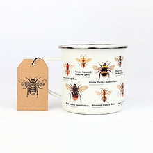 Load image into Gallery viewer, Bee Enamel Mug